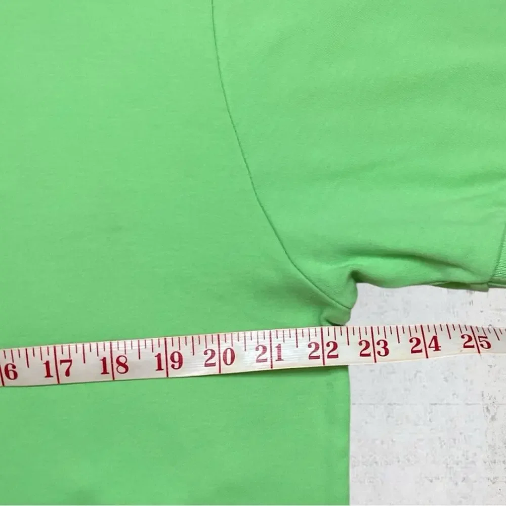 Polo Ralph Lauren Iconic Polo Shirt Smooth Knit Lime Green Large Preppy Y2K